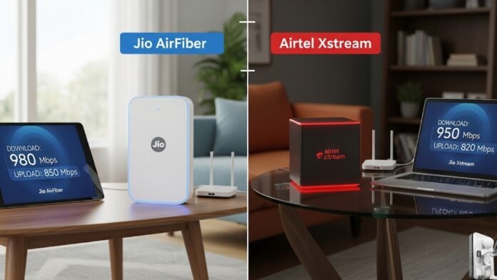 Jio AirFiber vs Airtel Xstream