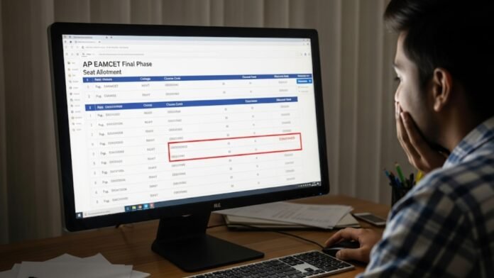 ap eamcet final phase seat allotment