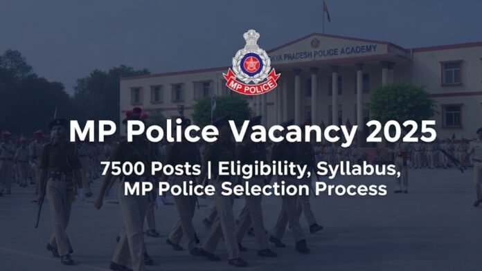 mp police vacancy 2025